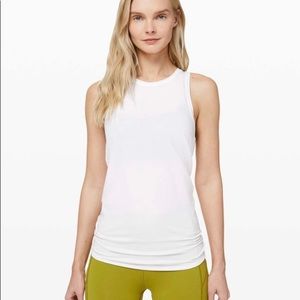 SOLD Lululemon All Tied Up Tank, 4, White, NWOT